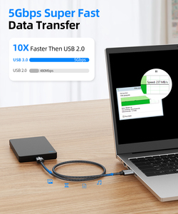 DE Warehouse SUNGUY Multifunctional USB <b>Cable</b> Customizable Flexible Fast Charging Date <b>Cable</b> Braid Material Eco-Friendly <b>Cable</b> - Product Image 2