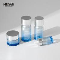 MYPACK Ensemble de flacons vides de luxe en plastique PETG givré pour lotion de soin cosmétique 120ml 100ml 50ml 30ml