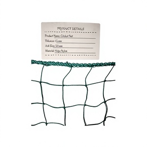 ตาข่ายคริกเก็ตไนลอน HDPE หนา 1.5 มม. รูตาข่าย 50 มม. ตาข่ายฝึกซ้อมกีฬา - Product Image 3