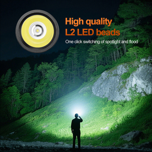 Lampe torche LED WOSEN L2 haute luminosité, rechargeable, en alliage d'aluminium, avec marteau de sécurité intégré, pour survie et secours sur le terrain - Product Image 2