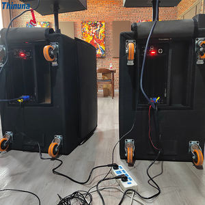 Thinuna AWM-L2.10-DPA professionale sistema audio Mobile Kit attivo linea Mobile Array altoparlante trolley portatile con DSP <span class=keywords><strong>Amp</strong></span> - Product Image 5