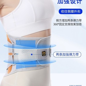 Cinturón de soporte lumbar para hernia de disco lumbar, dolor lumbar, soporte lumbar, banda lumbar ancha, soporte transpirable - Product Image 4