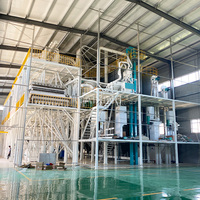 Machine à moudre le maïs avancée à vente chaude, usine de mouture de farine de 100 TPD
