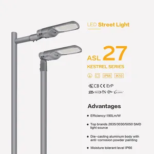 Lampadaire en aluminium à motif 2D, éclairage de rue LED super lumineux haute puissance, liste de prix pour poteaux d'éclairage - Product Image 2