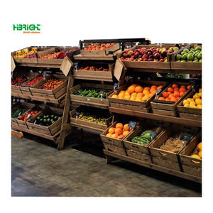 Exhibidor de Frutas y Verduras de Madera Comercial para Tiendas de Frutas y Verduras - Product Image 5