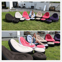 Silla comprimida Juego de sofá de aire Silla de sofá plegable Sofá inflable moderno Sillas inflables de película Muebles