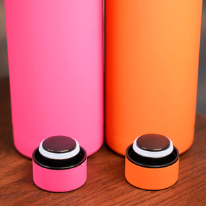 <span class=keywords><strong>Thermos</strong></span> à double paroi en acier inoxydable de 500 ml avec logo personnalisé, peinture thermique en caoutchouc, finition mate, pour cadeaux d'affaires - Product Image 5