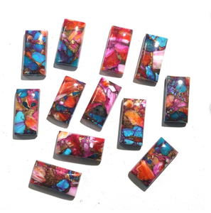 Cuarzo Dahlia Rosa Natural, Cabujón Ovalado Largo de Base Plana, Gema Opalescente para Joyería, Proveedor Mayorista, Marca AMARA - Product Image 1