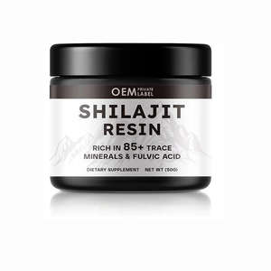 Resina de Shilajit Orgánica del Himalaya, Extracto Herbal Personalizado OEM ODM, Ungüento con Ácido Fúlvico y Minerales Traza para Adultos en Botella - Product Image 1