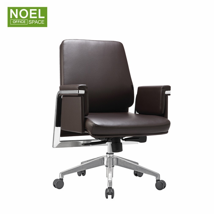 Hot sale leather high back backrest adjustable swivel office chair executive chair China