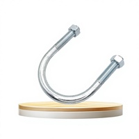 Boulons en forme de U et boucle de tuyau en acier galvanisé Série DN Tailles M6M8M10M12 en stock