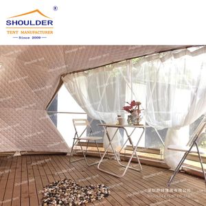 Tente <span class=keywords><strong>de</strong></span> glamping géodésique Offre Spéciale-Maison dôme extérieure populaire dans le monde entier pour le camping et les centres <span class=keywords><strong>de</strong></span> villégiature (tailles personnalisées) - Product Image 3