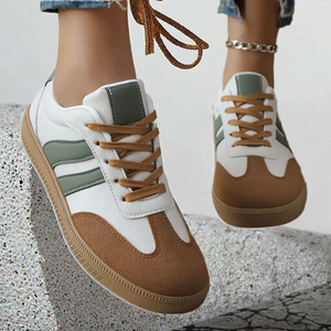 Zapatillas Deportivas Blancas para Mujer, Otoño, Ligeras, Transpirables, Casuales, Retro, con Plataforma, para Caminar - Product Image 3