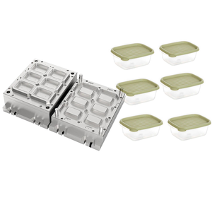 Taizhou Nhà cung cấp tùy chỉnh thiết kế nóng Runner nhựa container thực phẩm thiết lập sáng tạo mới phát triển khuôn mẫu - Product Image 1