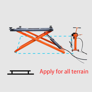 Ciseaux élévateurs portables économiques à position intermédiaire, certifiés CE, 1,2 m, pour atelier - Product Image 2