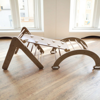 Ensemble de décoration de chambre d'enfant Montessori, rampe d'escalade en bois et balançoire, grimpeur pour bébé pour chambre à coucher, salle à manger, salon, OEM