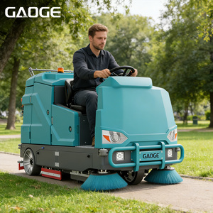 GAOGE XS90 Auto Road Vacuum Cleaning Leaves Floor Washing Machine Sweeper and Scrubber Large Ride on for Gym - Product Image 1
