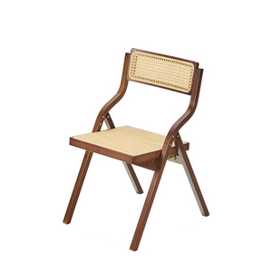 เก้าอี้ไม้หวายสไตล์นอร์ดิกเก้าอี้ห้องรับประทานอาหารญี่ปุ่น - Product Image 1