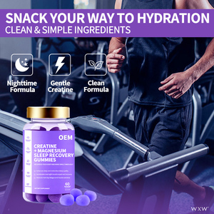 Gomitas de Creatina y Glicinato de <span class=keywords><strong>Magnesio</strong></span> para la Recuperación del Sueño, Venta al por Mayor, Repara los Músculos para Entusiastas del Entrenamiento de Fuerza - Product Image 6