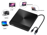 Reproductor de DVD Externo al por Mayor de Fábrica, Grabadora de DVD y CD, Unidad USB 3.0 Tipo C, Velocidad de Grabación de 8x, Unidad Óptica para Computadora de Escritorio y Portátil