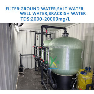 <span class=keywords><strong>Filtre</strong></span> à eau saumâtre portable conteneurisé 6000 LPH, taux de dessalement de 97 %, système d'osmose inverse à une étape, certifié CE - Product Image 3