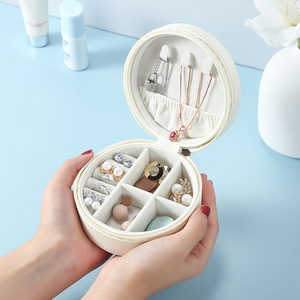 Round Jewelry Case Luxury Jewelry Case Custom Fashionable Jewelry Packaging Case - Product Image 3