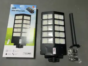 Outdoor Ip66 Waterproof Aluminum Solar Light 600w 800w 1000w Integrated All In 1 Led Solar Street Light