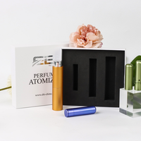 Coffret de flacons d'échantillons de parfum de luxe 5ml 8ml format voyage avec boîte d'emballage en papier personnalisée pour coffret découverte
