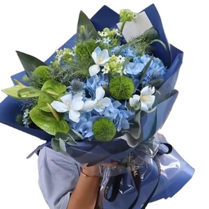 Tondo 56*56Cm Nhà Máy Bán Hàng Trực Tiếp Matte Màu Rắn Hàn Quốc Phong Cách Tình Yêu Đầu Tiên Giấy Gói - Product Image 5