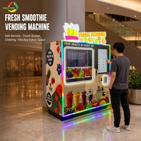 Distributeur automatique de smoothies Easyfun avec logo personnalisé, OEM ODM, blender à fruits en libre-service pour les propriétaires de marques et les chaînes de vente au détail