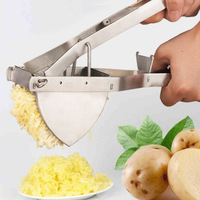 Nieuwe Handleiding Pers Juicer Rvs Squeezer Aardappel Stamper Citroen Sinaasappel Pers Fruit Juicer Keuken Gadgets