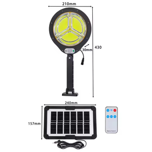 Lámpara Solar LED para Calle con Control Remoto, 100W, IP67, Impermeable y Resistente al Polvo, Estándar Europeo, Bajo Consumo, para Jardín - Product Image 3