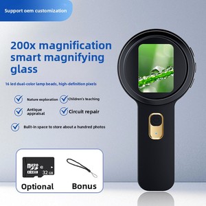 휴대용 돋보기 디지털 현미경 HD 모델 V19 식별 유지보수 검사 보석 노인 독서 확대경 - Product Image 3