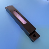Niveau à bulle mécanique portable REALMAX de haute précision avec trous de fixation 105x19x19mm