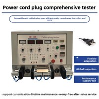 Testeur de Prises Électriques – Équipement Complet de Test de Câbles d'Alimentation avec Prise pour la Détection de Continuité et de Courts-Circuits