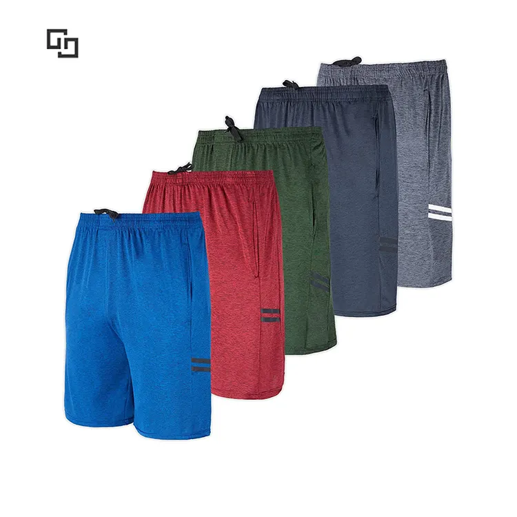 Heren Zomer Shorts Oem Odm Custom Workout Polyester Gebreide Boxer Shorts Broek Voor Mannen