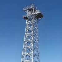 Tour de surveillance en treillis d'acier galvanisé Kehua, mât d'antenne, poste d'observation incendies forestiers, 6m-100m, sécurité