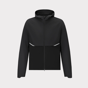 Completo Sportivo da <span class=keywords><strong>Uomo</strong></span> Personalizzato Antivento con Felpa e Pantaloni, Stampa Autunnale, Giacca Antivento e <span class=keywords><strong>Tuta</strong></span> Sportiva in Tessuto Intrecciato - Product Image 5