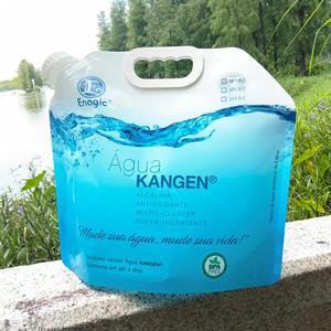 Sacs à bec de poche en PE blanc lait de qualité alimentaire personnalisés CPP anti-fuite et réutilisables pour jus boisson liquide gaufré avec thermoscellage - Product Image 6