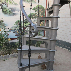 Kit d'<span class=keywords><strong>escalier</strong></span> intérieur moderne en colimaçon utilisé pour les villas Installation de bricolage Matériau en fer - Product Image 4