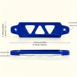 Support de batterie de voiture en aluminium avec design triangulaire et boulons en J - Support de montage sécurisé pour tous les véhicules, comprend 2 boulons en J - Product Image 3