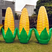 Maïs géant gonflable de 3 m en tissu Oxford, modèle agricole personnalisé avec logo, pour publicité/marque agricole