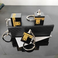 Vente en gros de porte-clés en cristal miniature Kaaba avec boîte cadeau pour cadeaux islamiques
