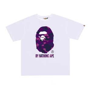 881.121Dongxi Bapees T-Shirt da Uomo alla Moda, Vestibilità Regolare, 100% Cotone, 280 Grammi, Ecologica e Traspirante - Product Image 5