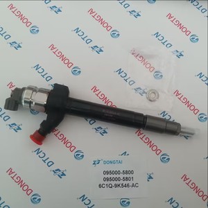 Inyector de Combustible Common Rail <span class=keywords><strong>Denso</strong></span> 095000-5800 095000-5801 <span class=keywords><strong>6C1Q</strong></span>-<span class=keywords><strong>9K546</strong></span>-<span class=keywords><strong>AC</strong></span> para Motor Ford Transit 2.2L - Product Image 4