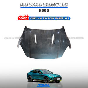 ฝากระโปรงหน้าครอบฝากระโปรงหน้าอะลูมิเนียมอัลลอยสีดำสำหรับ Aston Martin DBX 2021-2025 MY83-16612-BC - Product Image 2