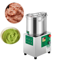 Commerciële automatische groente- en vlees snijmachine, vleesmolen, hakmachine, horeca keukenapparatuur