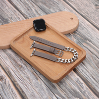 Correa de Reloj de Acero Inoxidable para ap swatch, Correa de Cuero Genuino, Brazalete de Doble Banda, Cadena de Metal, Correas para Relojes Inteligentes