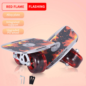 Tavole da Skateboard Extreme Split, Tavole Energizer, Skateboard a Rotelle, Drift <span class=keywords><strong>Board</strong></span>, Ruote Flash, Tavola in Alluminio Argento - Product Image 5