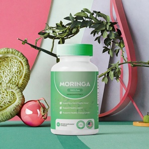 Polvo de Moringa Vegetariano con Beneficios Antioxidantes, Cápsulas de Moringa Orgánica Vegana, Suplemento Natural de Extracto de Moringa en Cápsulas - Product Image 3